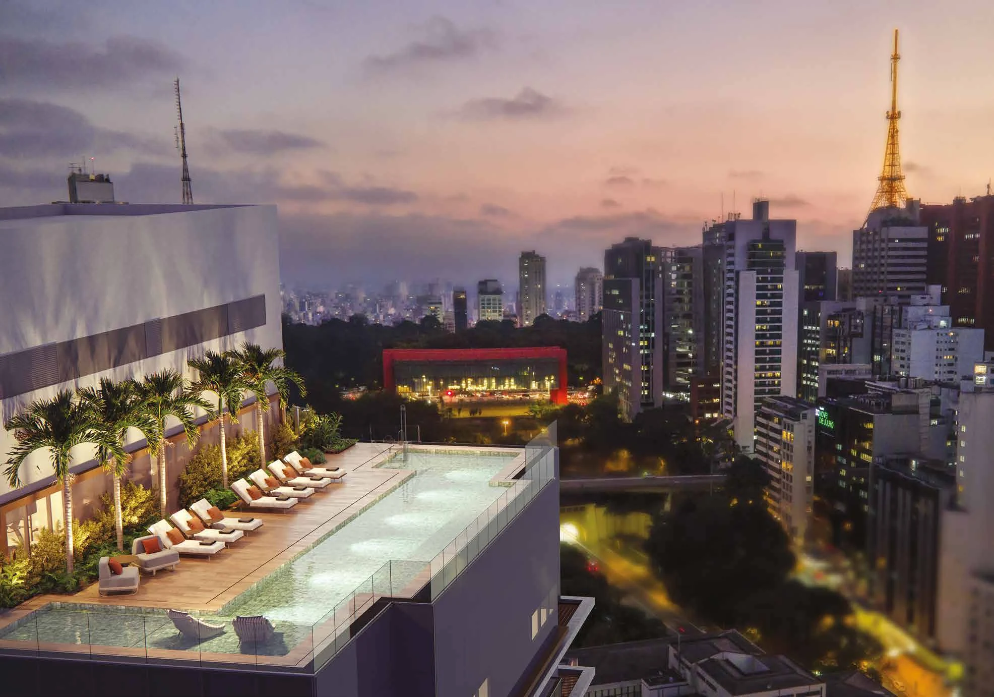Haus Mitre Jardins — perspectiva ilustrada