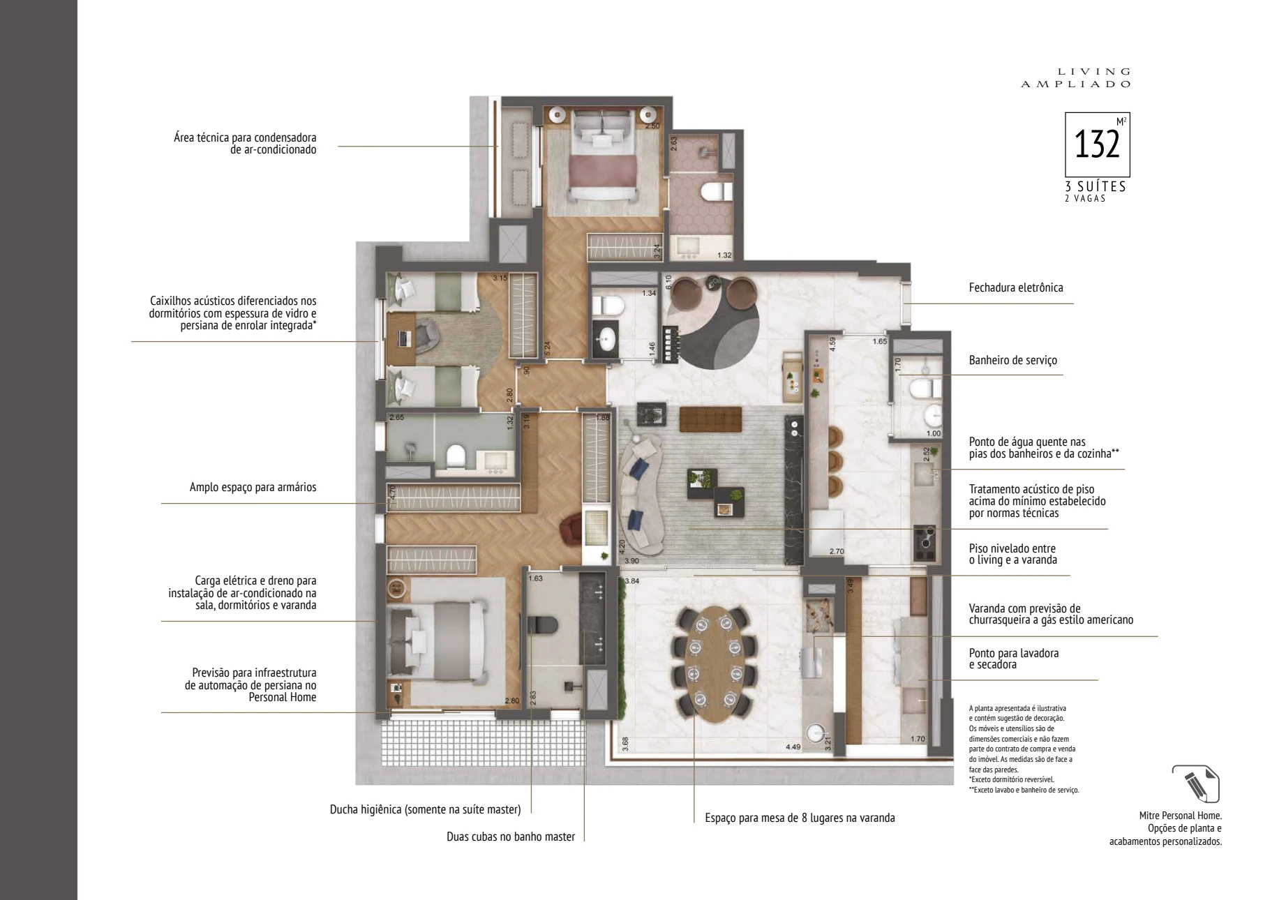 Haus Mitre Jardins — planta de referência 1