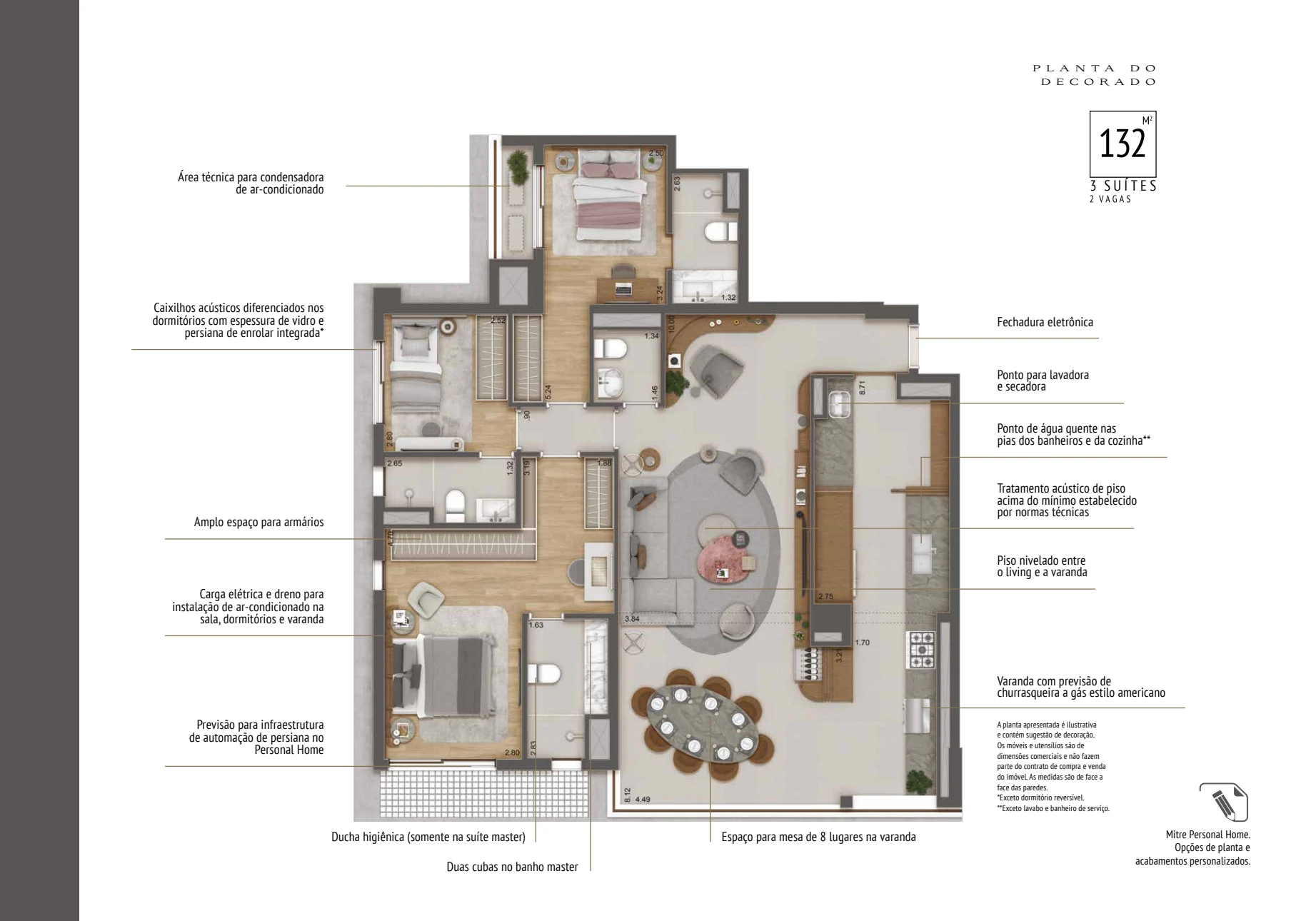 Haus Mitre Jardins — planta de referência 2